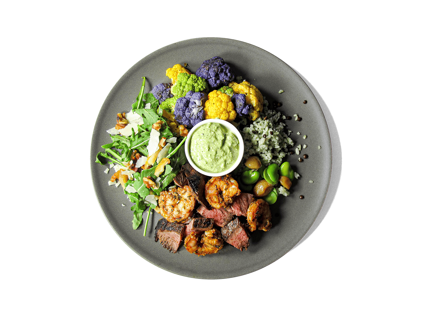 A photo of LOWCAL version - Surf and Turf Longevity Bowl