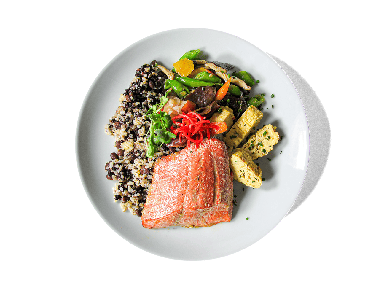 A photo of Wild King Salmon Brain Boosting Donburi Bowl