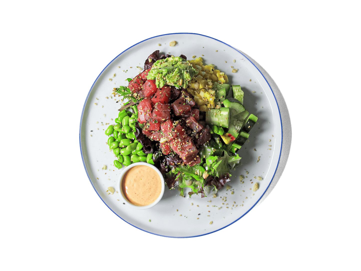 LOWCAL version - Wild Tuna Poke Bowl