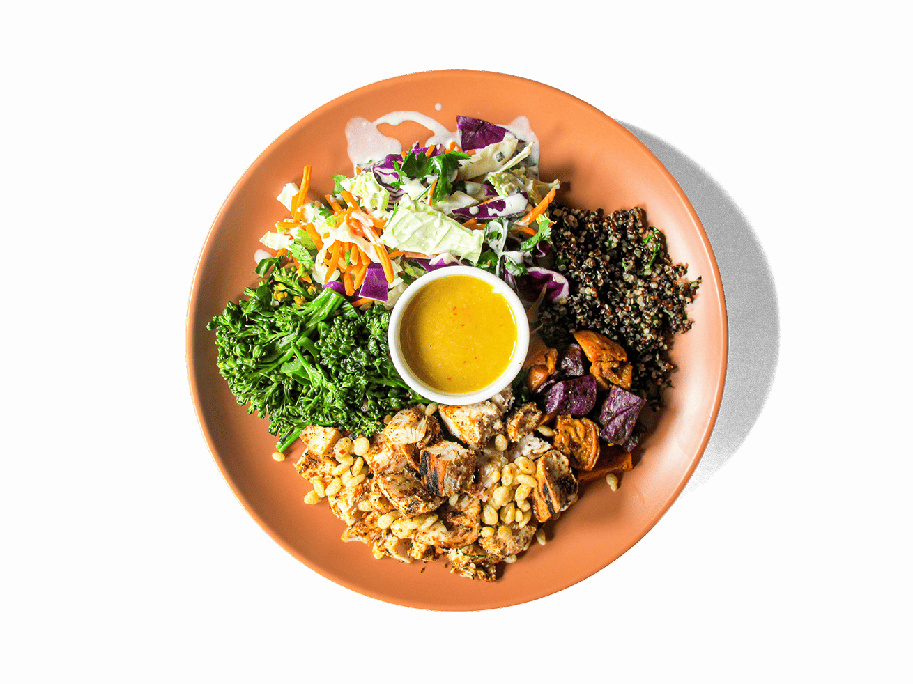 A photo of LOWCAL version - Hot Honey Organic Chicken Plate