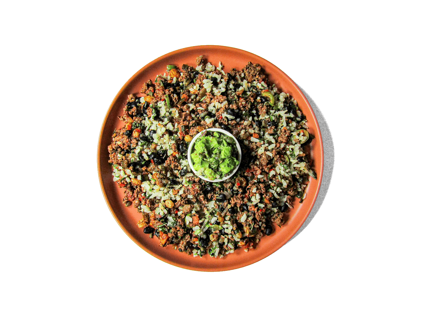 LOWCAL version - Grass Fed Bison Picadillo Bowl
