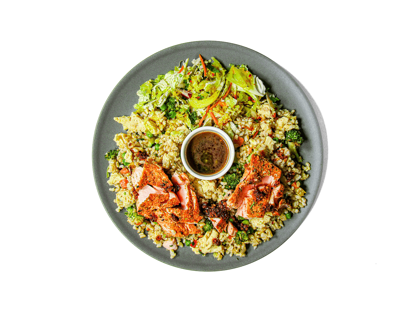 A photo of SMALL - Faroe Island Salmon Fried Rice