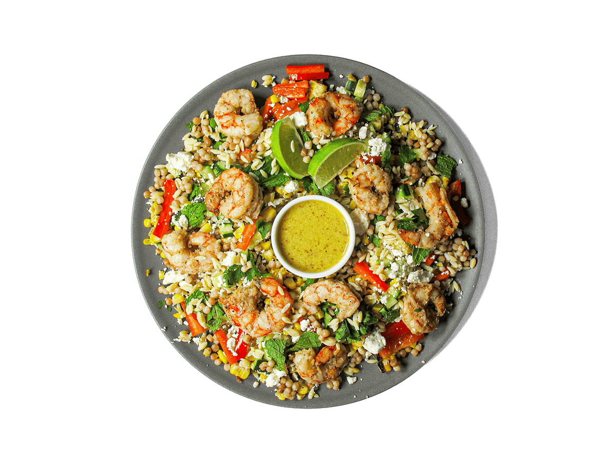 Garlic-Citrus Wild Shrimp Bowl