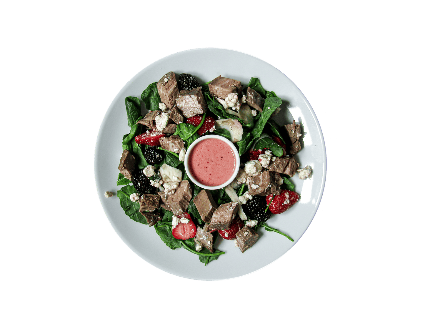 Berry Organic Grass-Fed Steak Salad