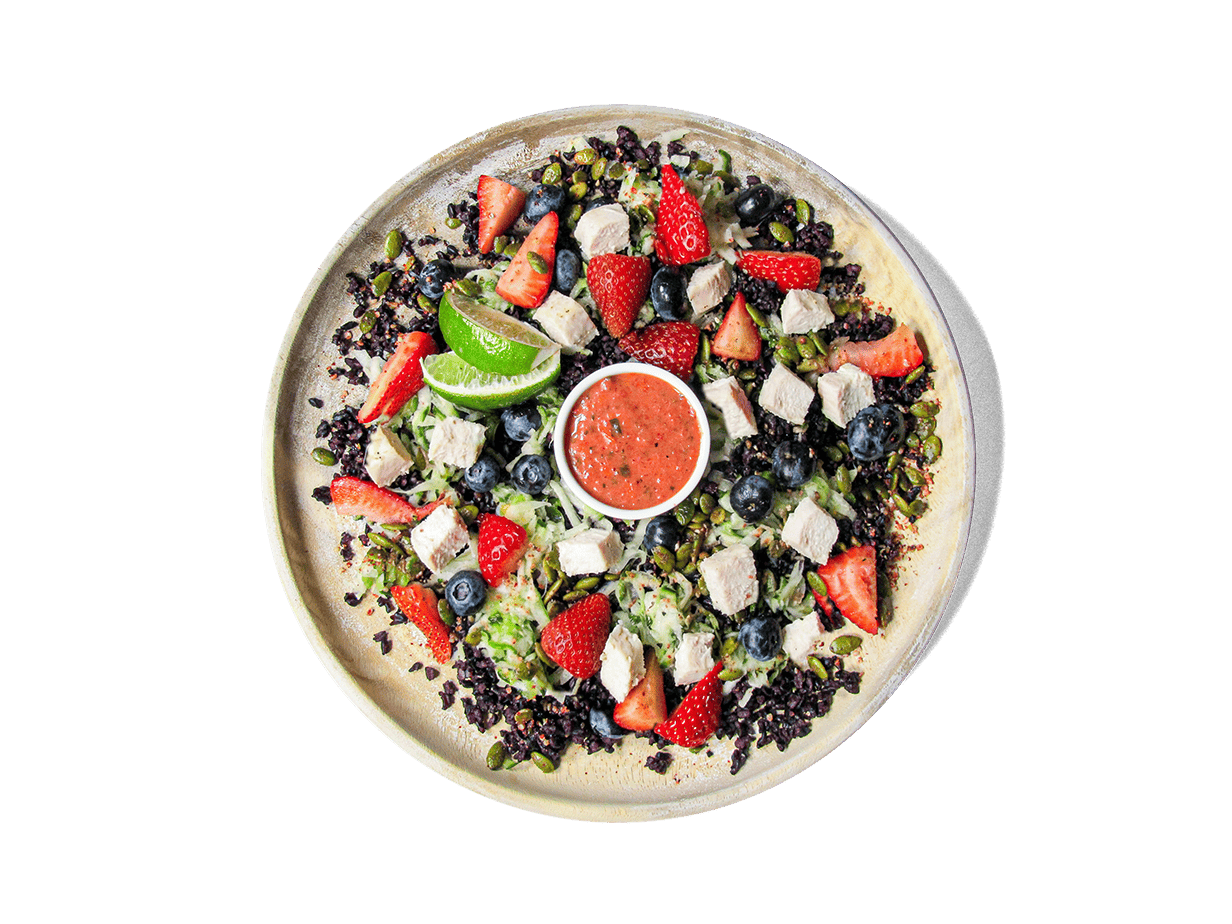 Organic Chicken Berries & Grains Bowl