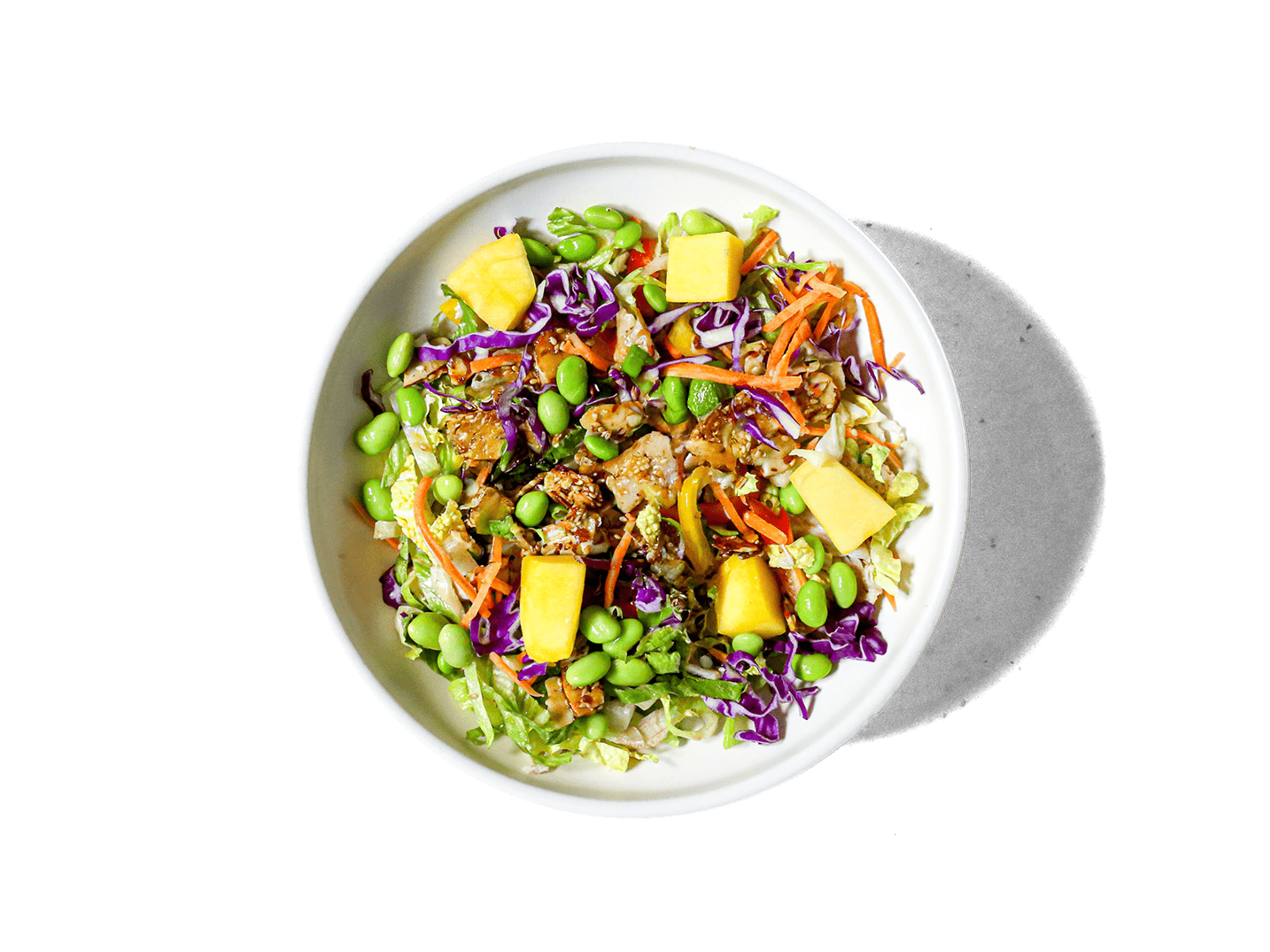 A photo of Chinese Organic Baked Tofu Salad