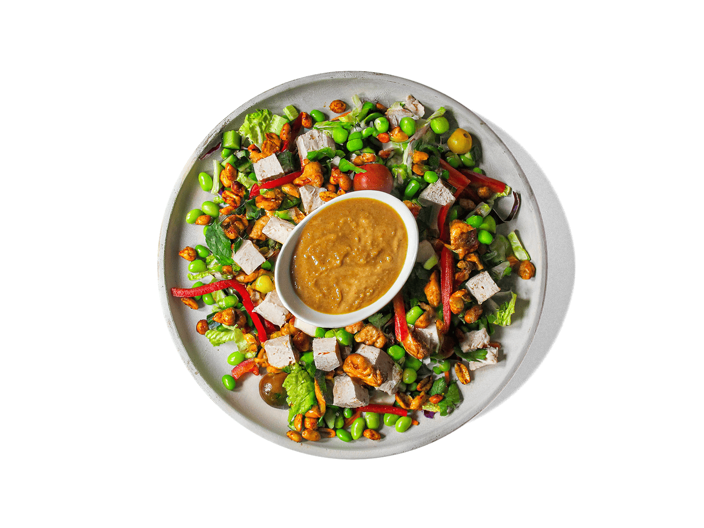 A photo of SMALL - Thai Peanut Organic Tofu Salad