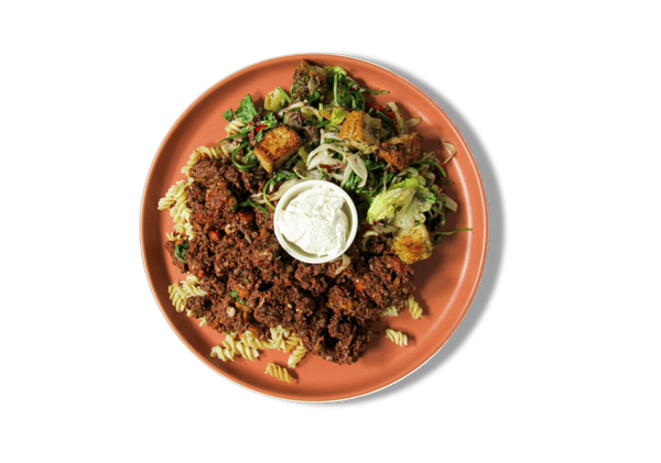 Grass Fed Venison Bolognese Protein Pasta