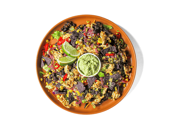 Organic Chipotle Chicken Tostada Salad