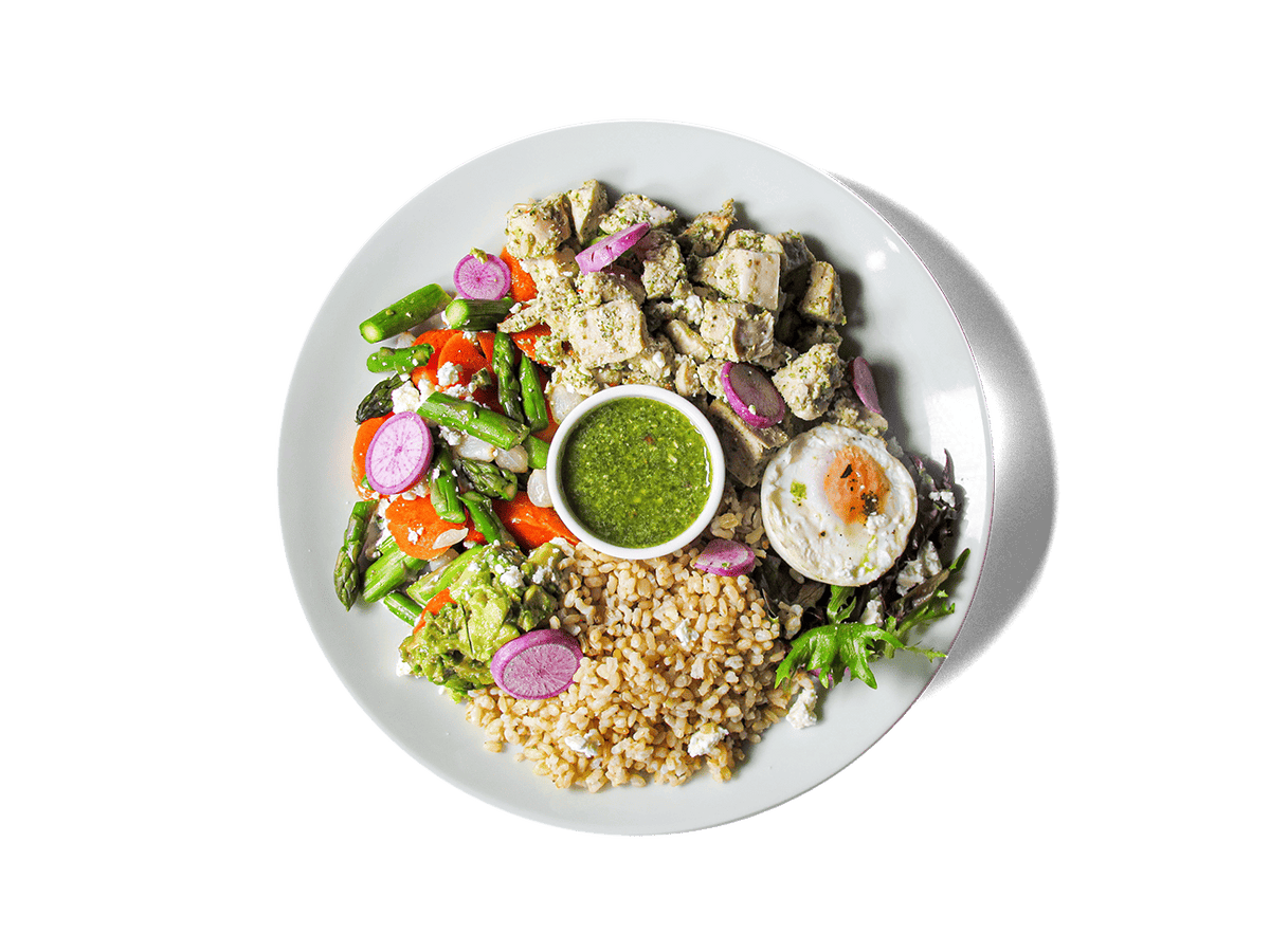 Organic Chicken Pesto Bowl