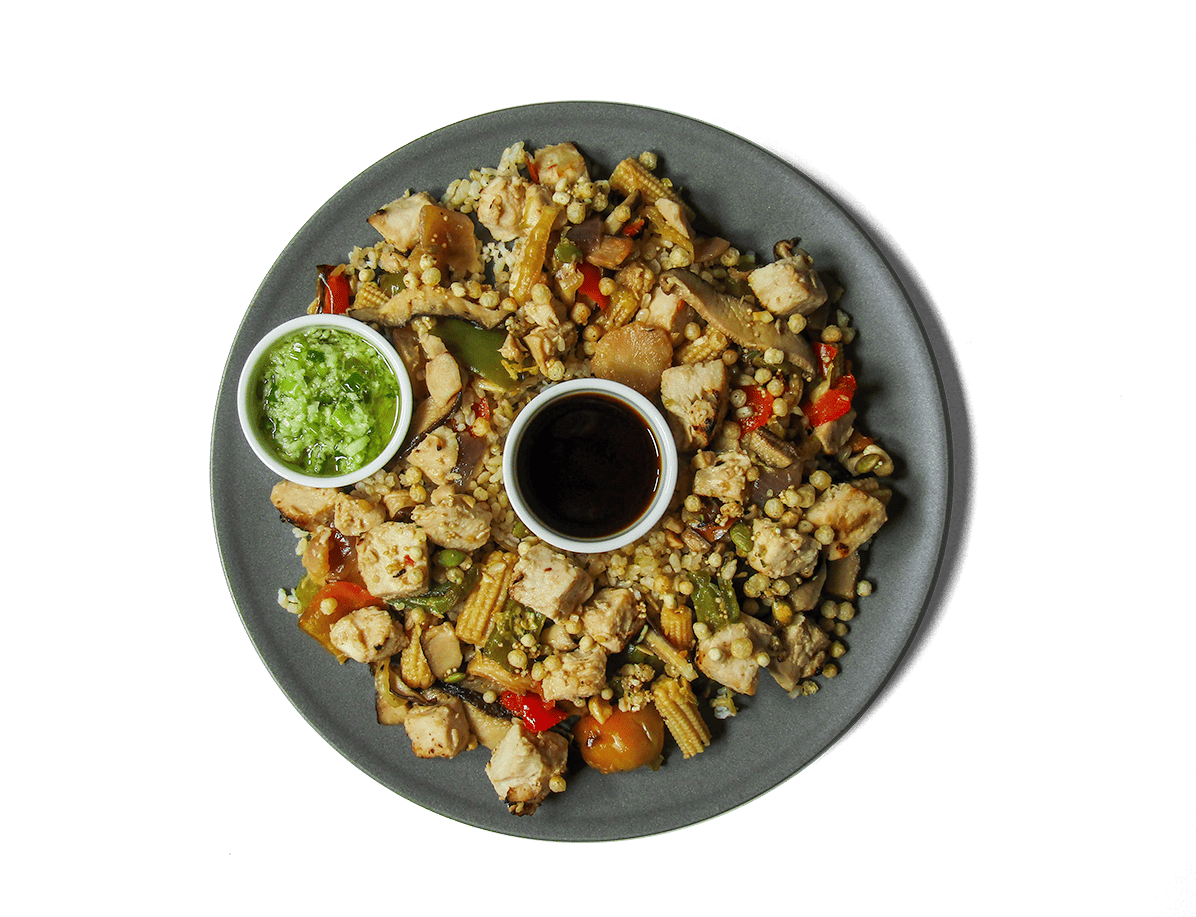 LOWCAL version - Organic Chicken Stir Fry