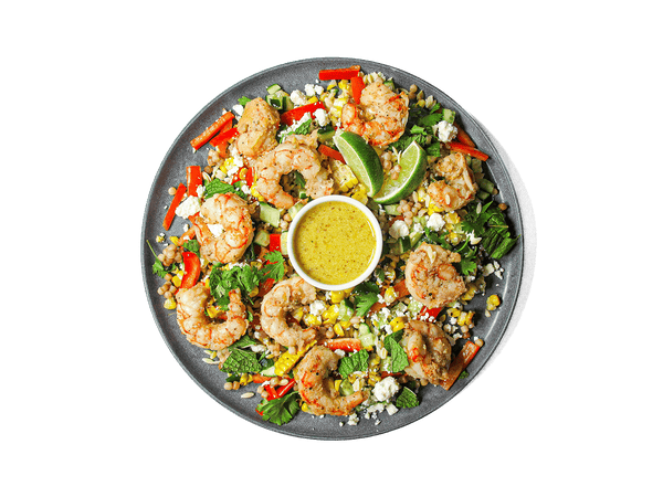 SMALL - Garlic-Citrus Wild Shrimp Bowl