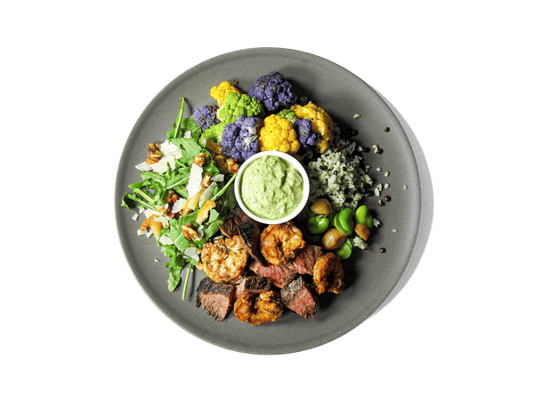 LOWCAL version - Surf and Turf Longevity Bowl