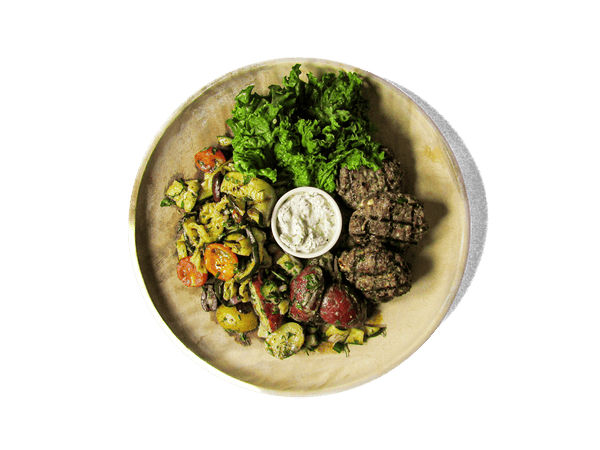Greek Venison Burger Lettuce Wraps