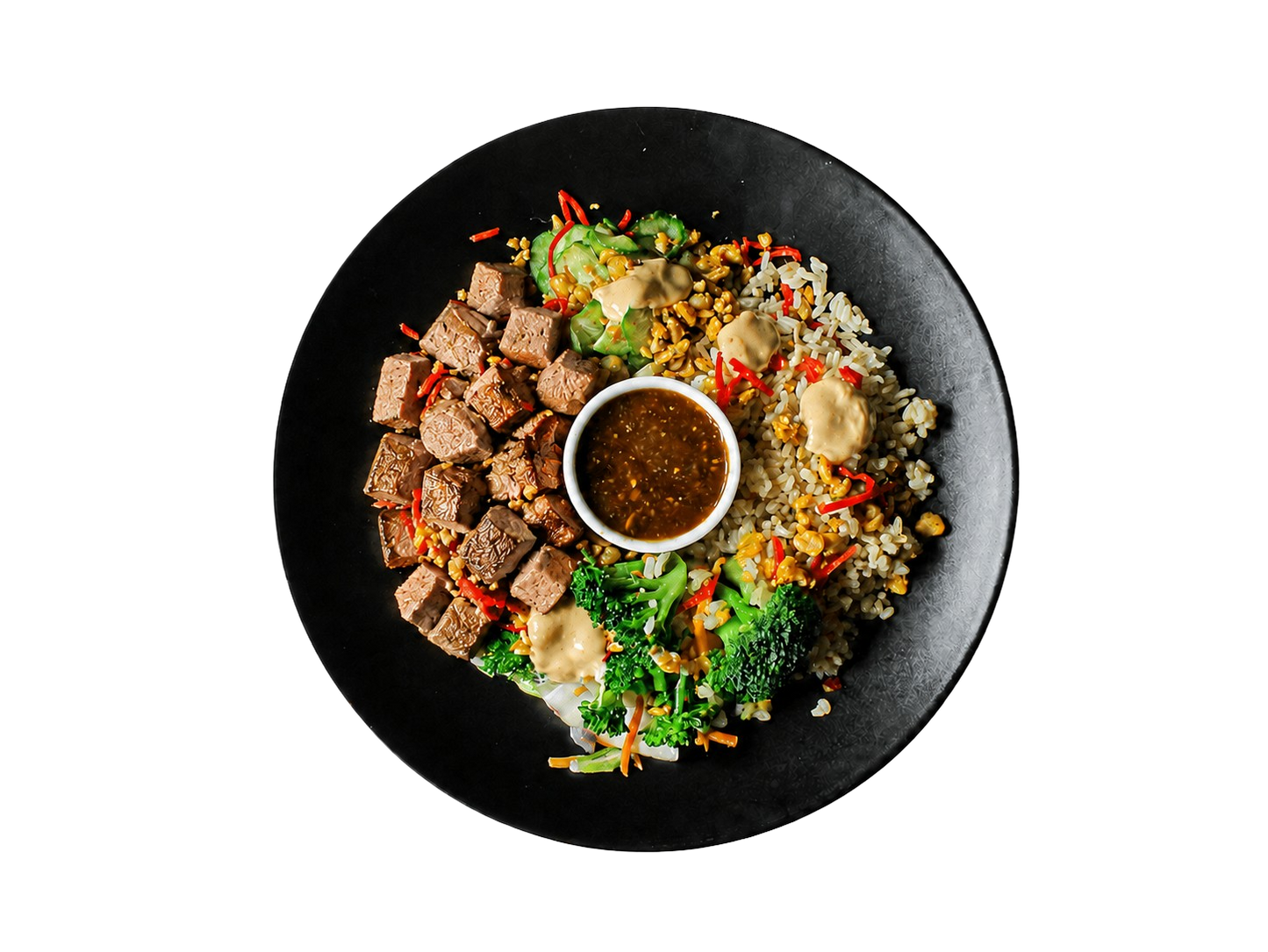 LOWCAL version - Grass Fed Teriyaki Steak Bowl