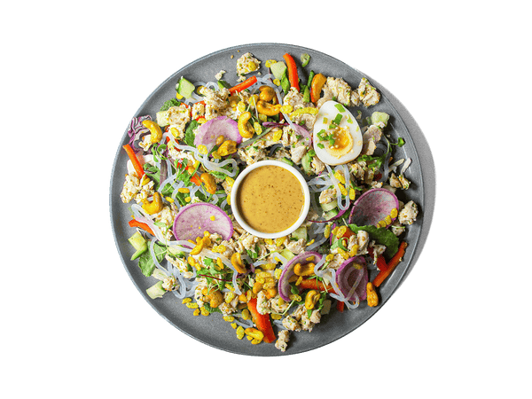 Ramen Crispy Rice Organic Chicken Salad