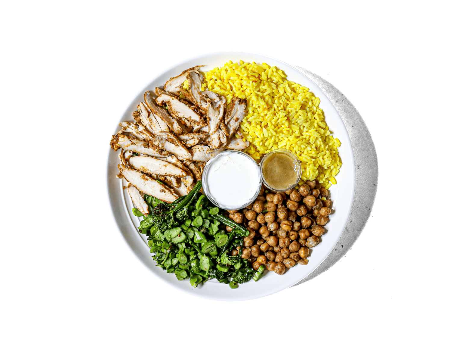 A photo of SMALL - Organic Chicken Shawarma