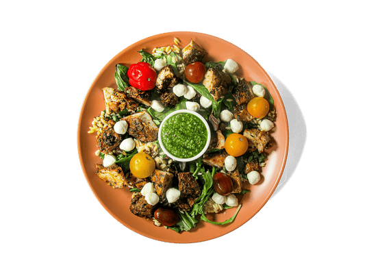 A photo of SMALL - Mediterranean Pesto Pasta Salad