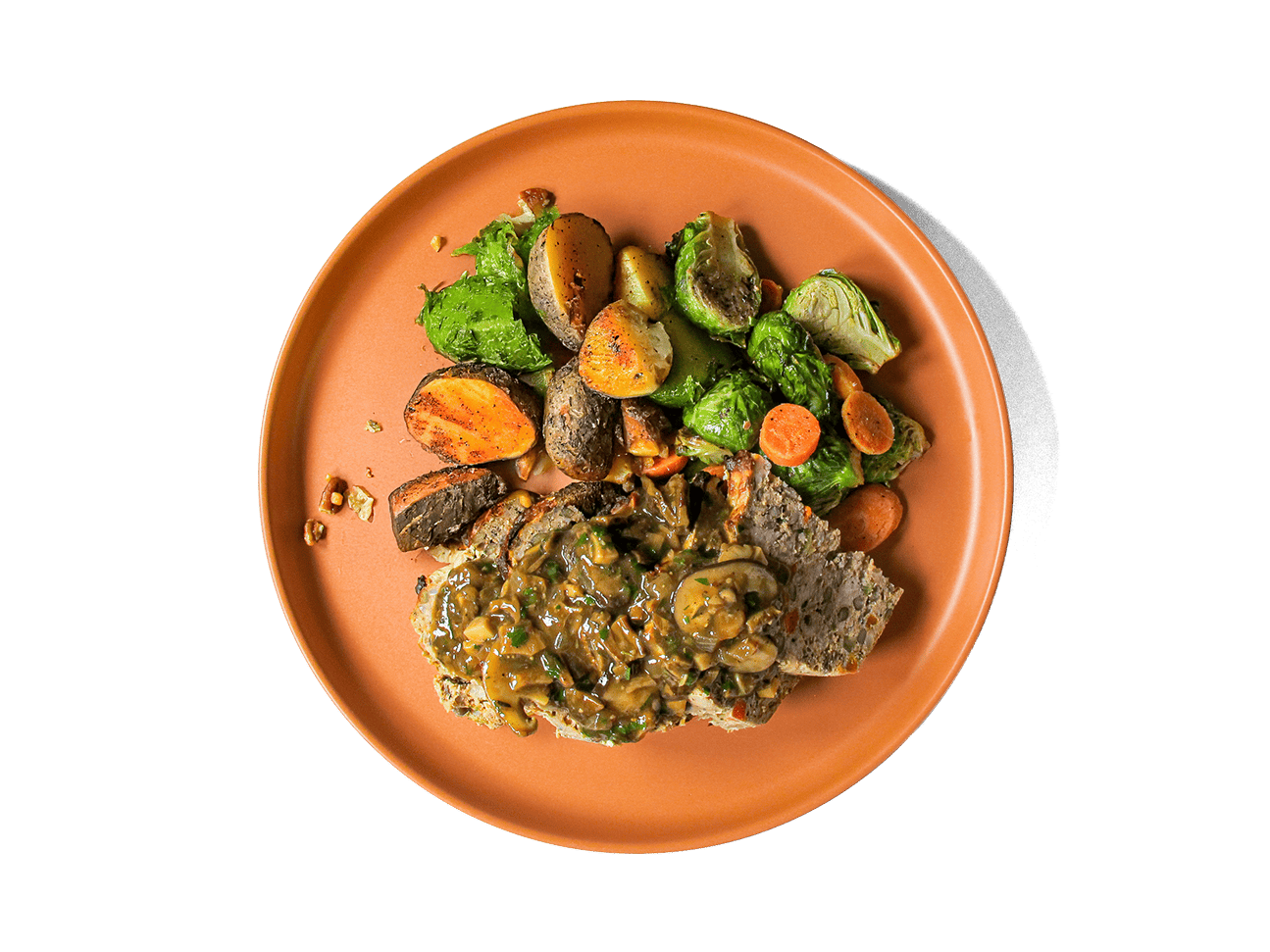 A photo of LOWCAL version - Pastured Turkey & Lentil Meatloaf