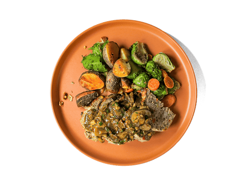 A photo of LOWCAL version - Pastured Turkey & Lentil Meatloaf