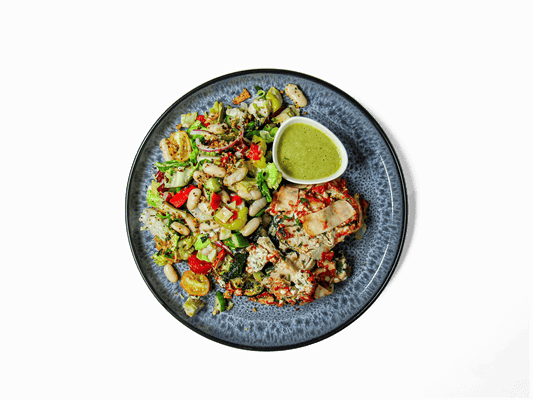 Organic Chicken Parmesan Stack