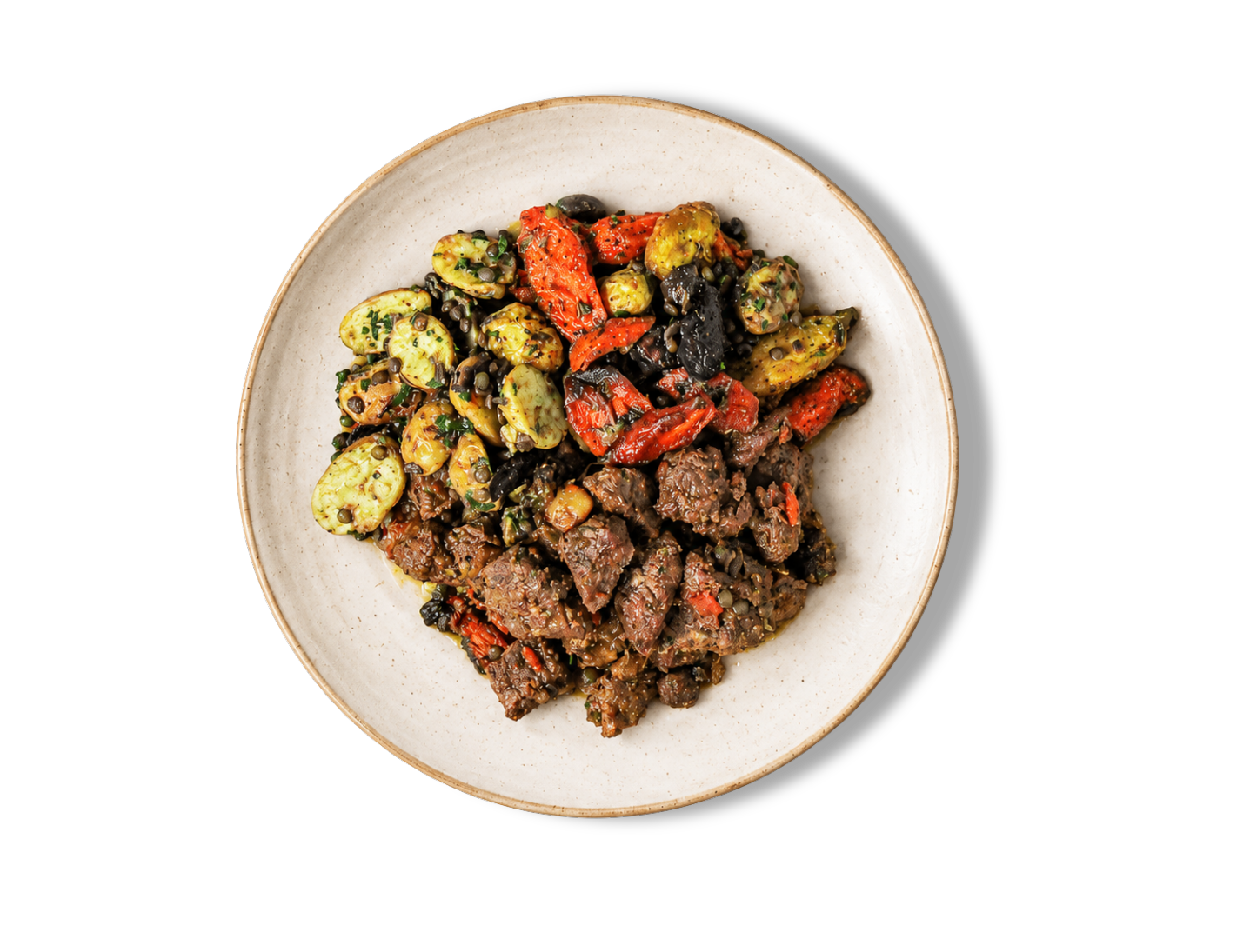 Image of SMALL - Bourguignon Grass-Fed Beef on a plate