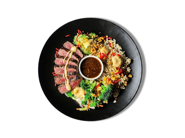 Grass Fed Teriyaki Steak Bowl