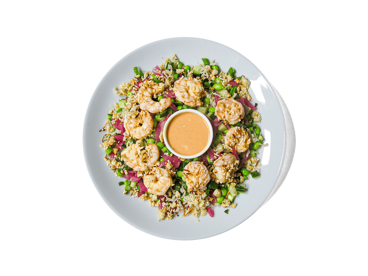 A photo of SMALL - Bang Bang 'Crispy' Wild Shrimp Bowl