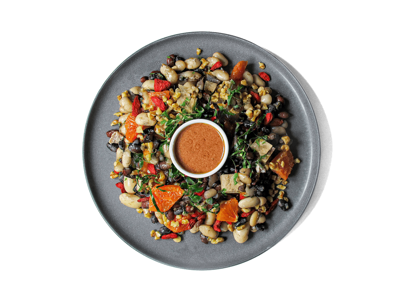 Image of Antioxidant Dense Bean Tofu Salad on a plate