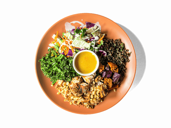 LOWCAL version - Hot Honey Organic Chicken Plate
