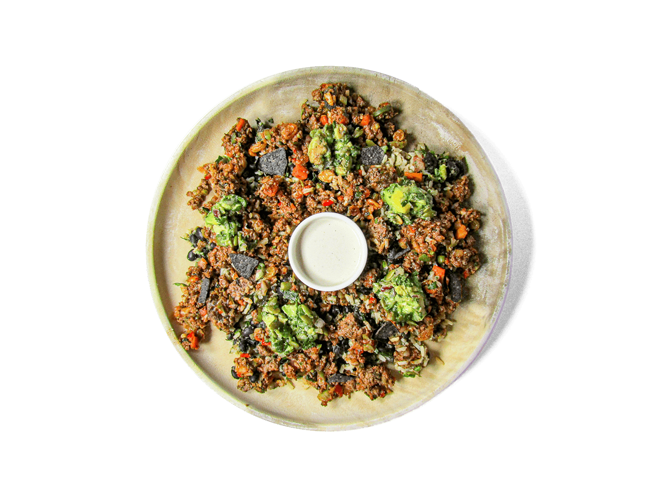 LOWCAL version - Grass Fed Bison Picadillo Bowl