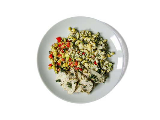 LOWCAL version - Pickle Brined Free Range Organic Chicken Plate