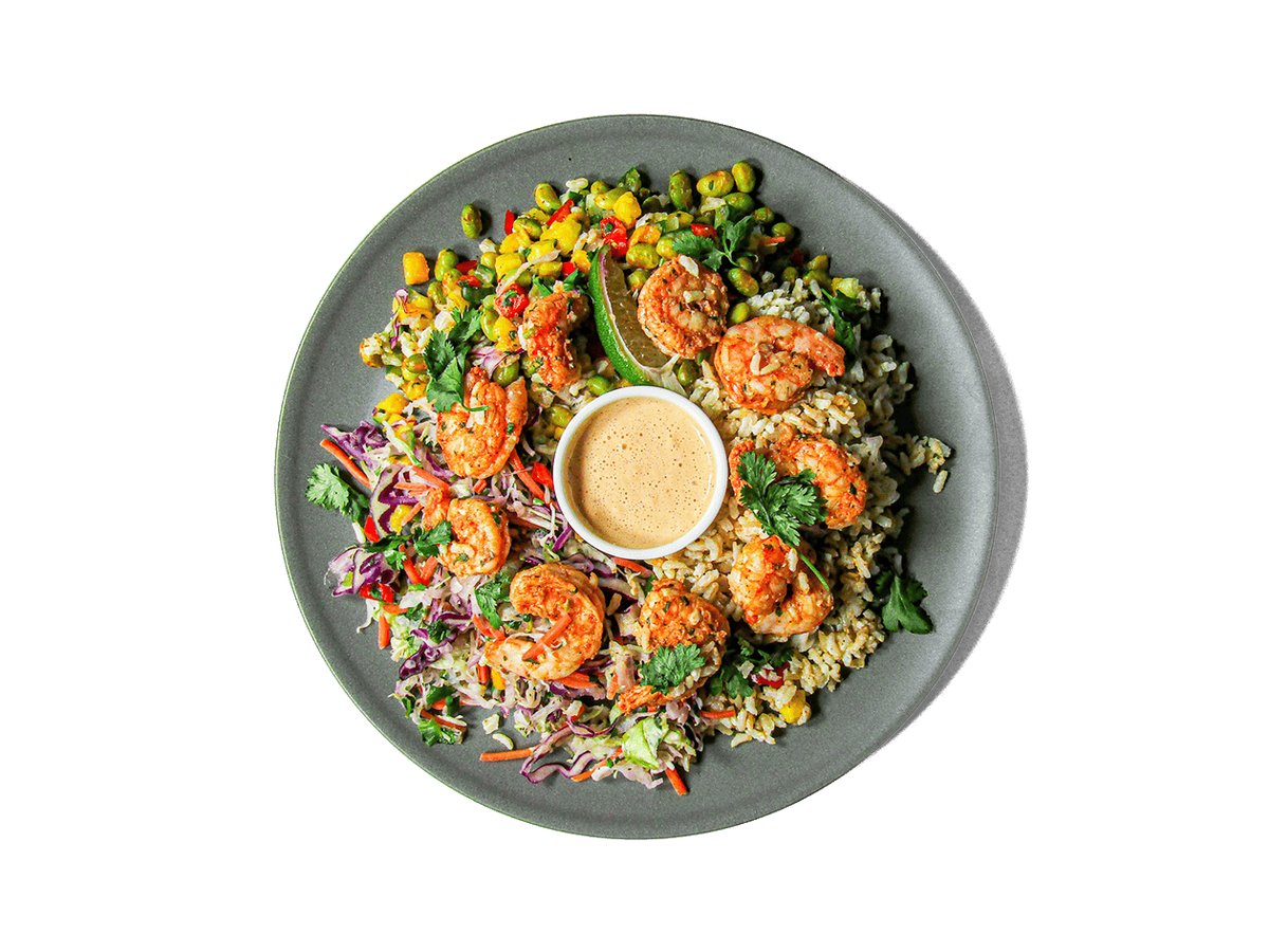SMALL - Citrus Wild Shrimp & Mango Rice Bowl