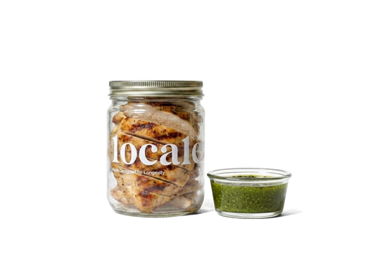 Organic Free-Range Chicken Jar with sauce (2 servings)