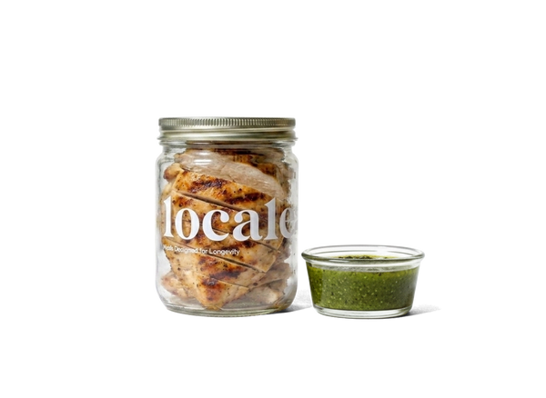 Organic Free-Range Chicken Jar with sauce (2 servings)