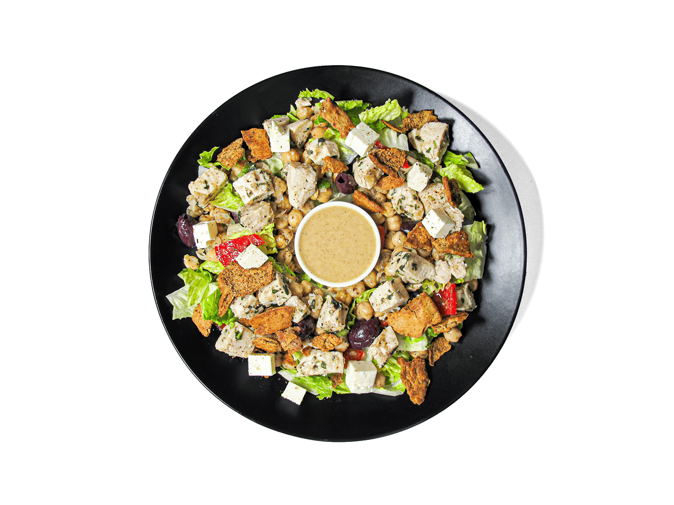 A photo of Lemon Oregano Chicken Fattoush Salad