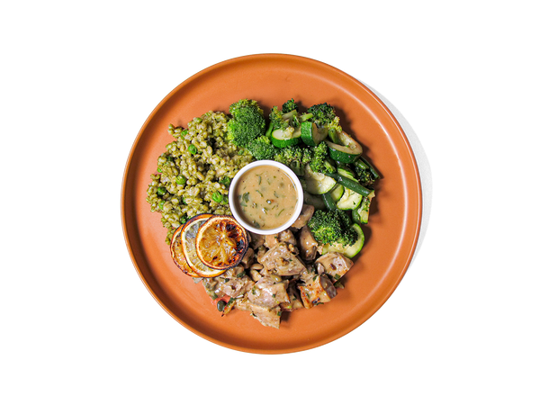 LOWCAL version - Organic Chicken and Green Tea Piccata