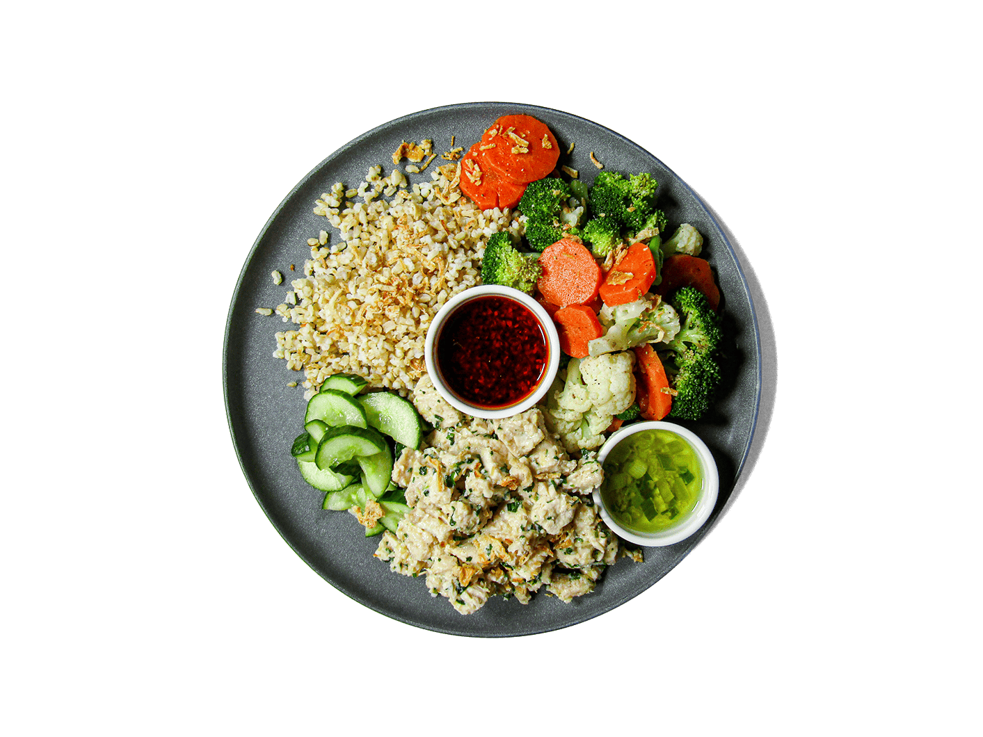 LOWCAL version - Hainan Organic Lemongrass Chicken Bowl