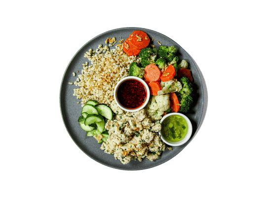 LOWCAL version - Hainan Organic Lemongrass Chicken Bowl