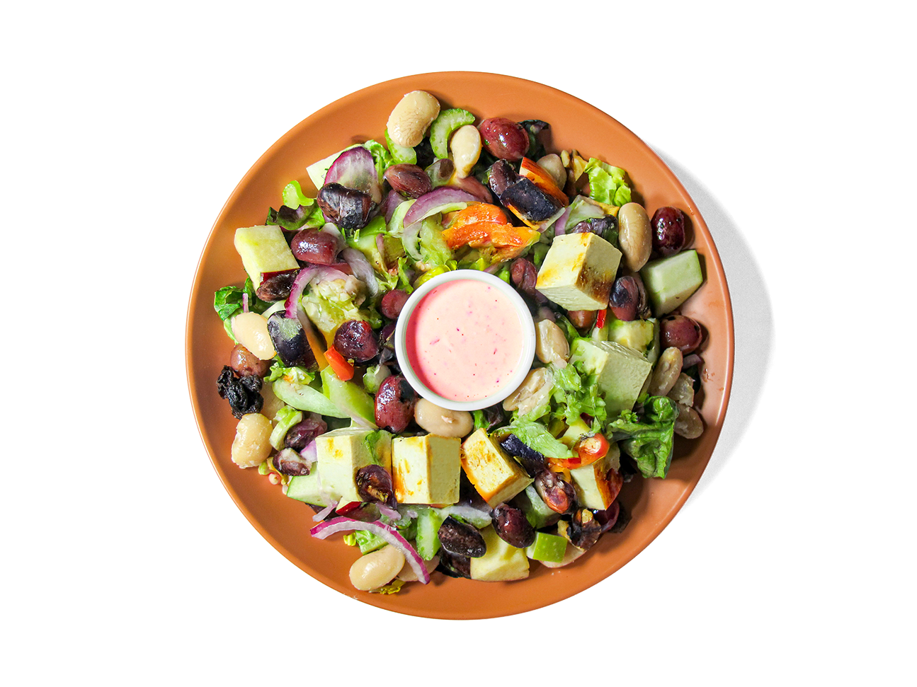 Image of Organic Hodo Tofu Waldorf Salad on a plate