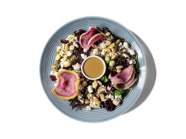 Organic Chicken & Bee Pollen Goat Cheese Salad