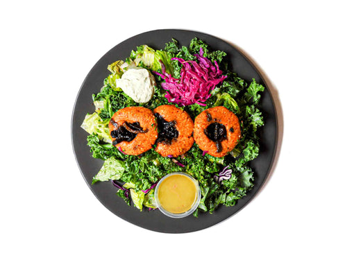 Saucy Greens' Lentil Salad is a delightful explosion of flavors, drizzled with saucy vinaigrette. Perfect for a quick lunch on the go. 