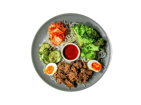 Korean Grass Fed Short Rib and Kimchi Bowl