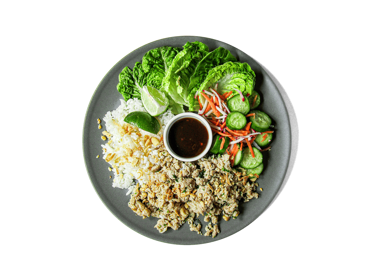 Organic Chicken Larb Lettuce Salad