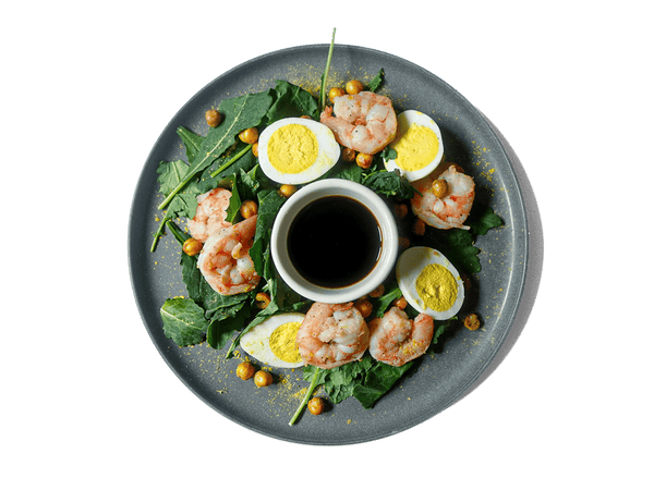 Wild Shrimp Kale Caesar Salad