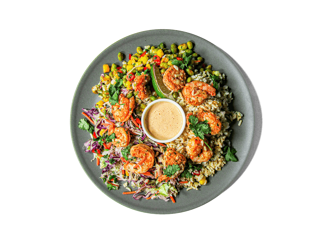 Citrus Wild Shrimp & Mango Rice Bowl