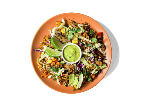 A photo of LOWCAL version - Grass Fed Barbacoa Taco Bowl