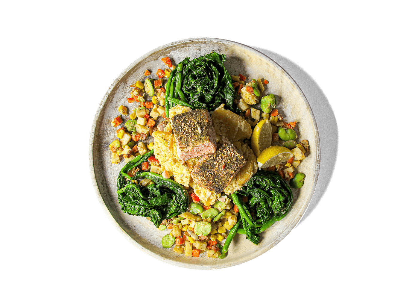 LOWCAL version - Baked Wild King Salmon