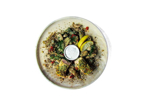 Citrus Saffron Faroe Salmon Bowl