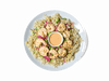 Succulent Bang Bang shrimp, coated in a creamy, spicy sauce, served over coconut-infused jasmine brown rice with crisp edamame, cucumbers, and spinach. Topped with pickled onions, scallions, and a crunchy blend of macadamia, coconut, and sesame for the perfect balance of heat, freshness, and texture. Packed with protein and healthy fats to fuel your body.